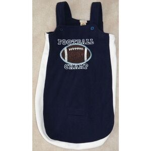 Football Champ Car Seat Bunting Sleeper Blanket Size 3-6 Months Baby Arizona Boy